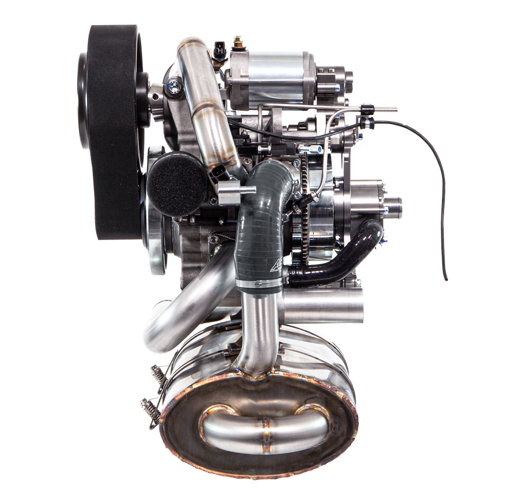 Rotron RT300-XE Wankel Rotary Engine - Left Side