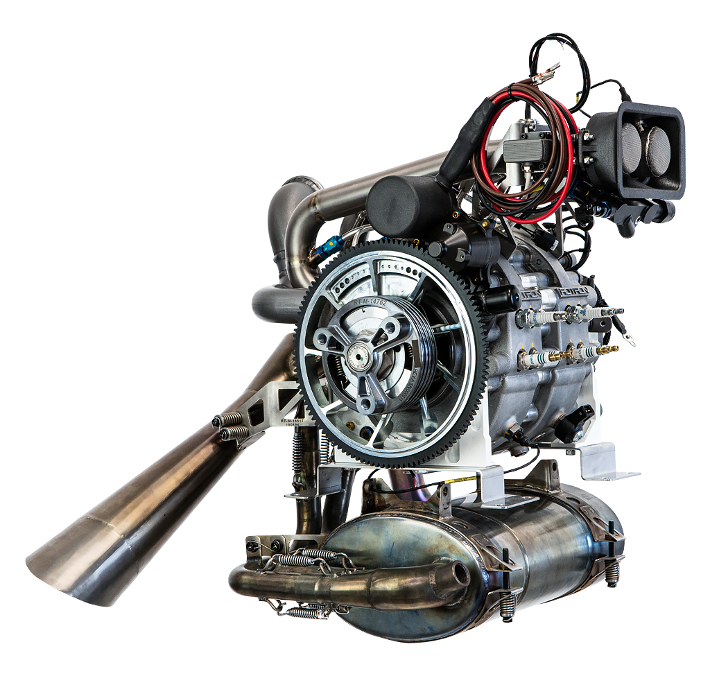 Rotron RT600-HC Wankel Rotary Engine for Helicopters - Left Side